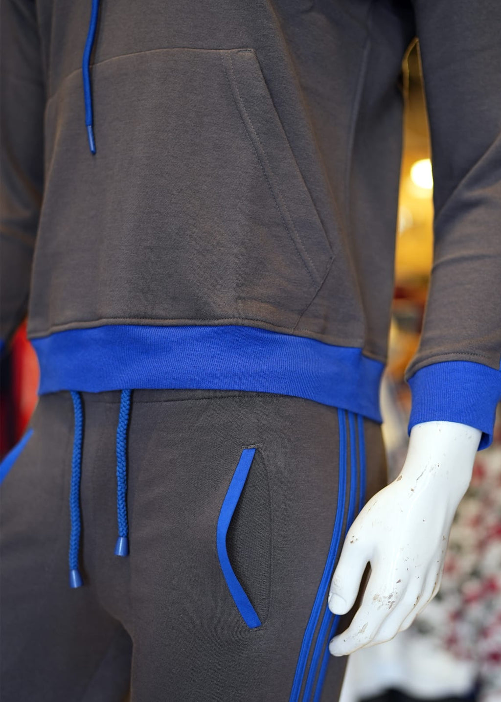 Grey Men's Athletic Track Suits