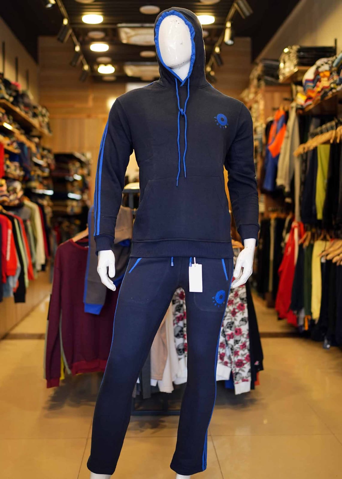 Navy Blue Premium Men's Track suits