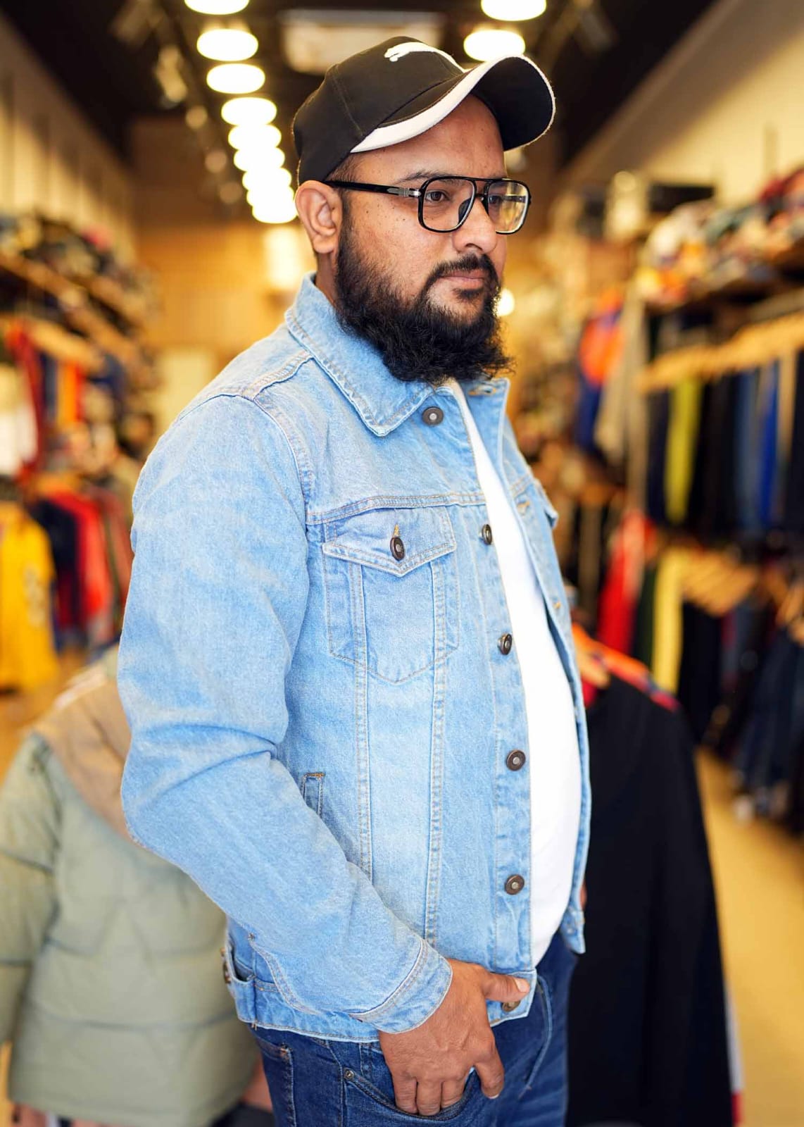Light Blue Men's Fresh Denim Jackets