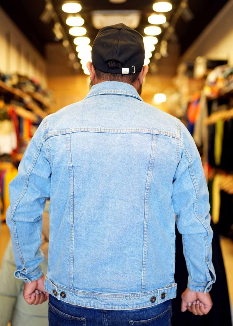 Light Blue Men's Fresh Denim Jackets