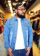 Premium Fresh Mid Blue Jeans Jackets