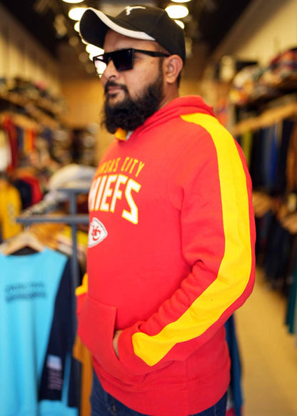 Red & Yellow Men's Hood