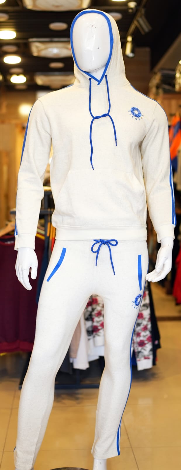 Ash White Premium Men's Trackn suits