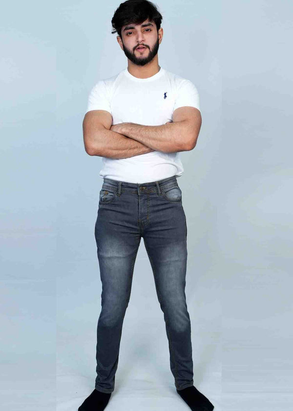 Grey Stretch Premium Jeans