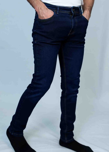 Dark Blue Stretch Jeans