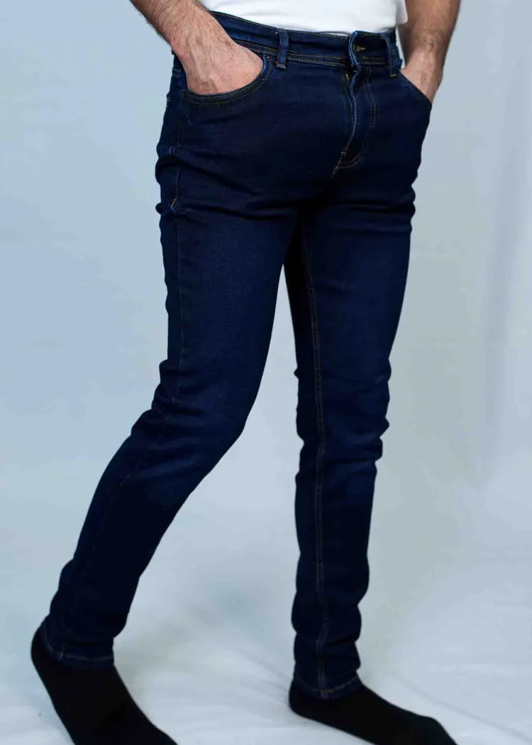 All-Day Comfort Men's Classic Slim Denim Pants