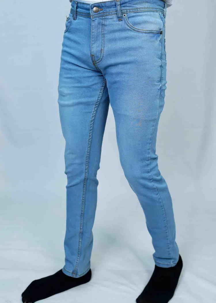 All-Day Comfort Men's Classic Slim Denim Pants