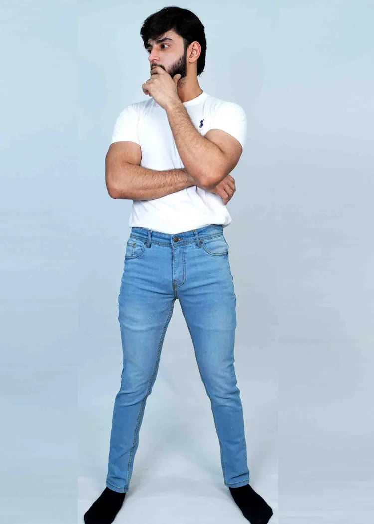 All-Day Comfort Men's Classic Slim Denim Pants