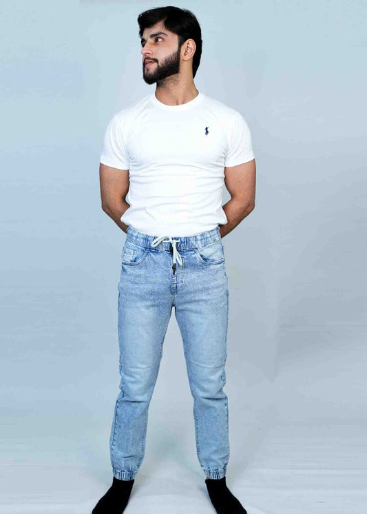 Light Blue Denim Jogger