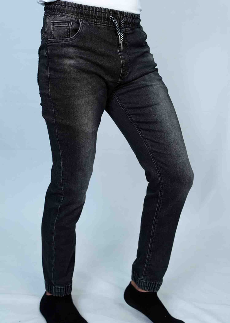 Malaysian Black Denim Jogger