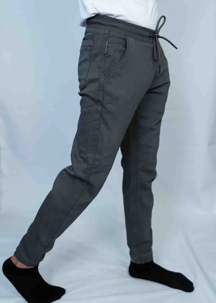 Men's Drawstring Dark Jogger Pants