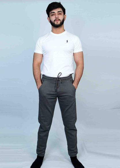 Grey Comfort Denim Jogger