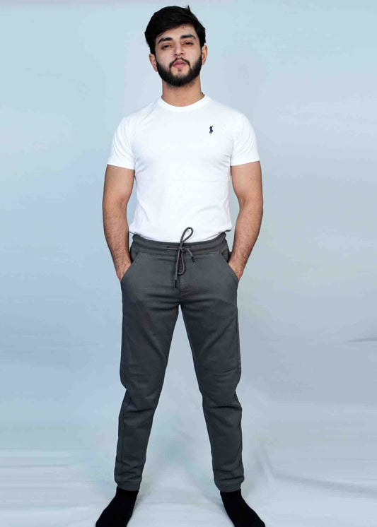 Grey Comfort Denim Jogger