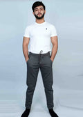Men's Drawstring Dark Jogger Pants