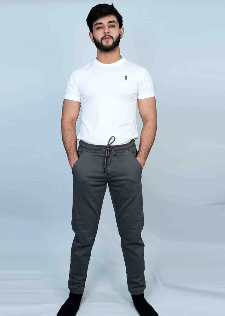 Men's Drawstring Dark Jogger Pants