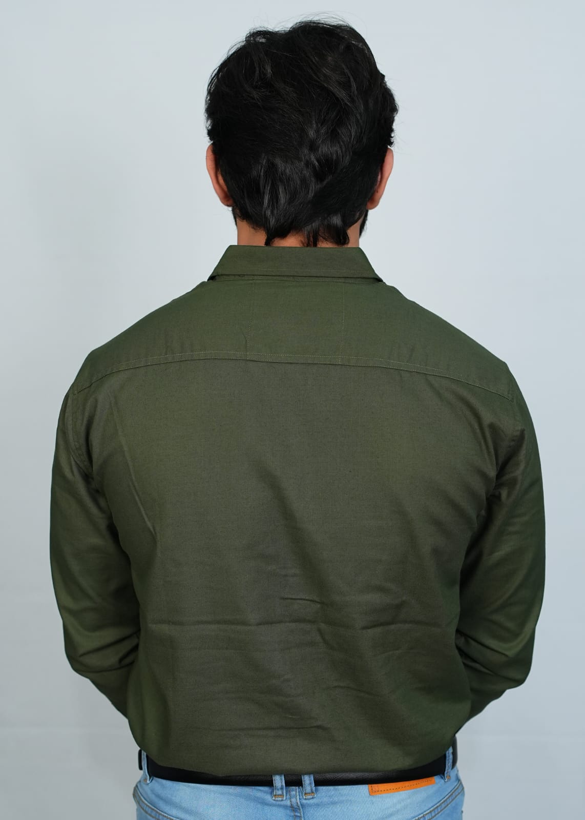 Olive Green Casual Button Down Shirt Olive Green Casual Button Down Shirt