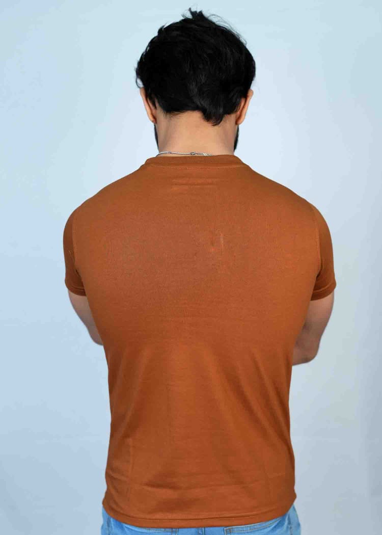 Stylish & Cool Brown Casual  T shirt