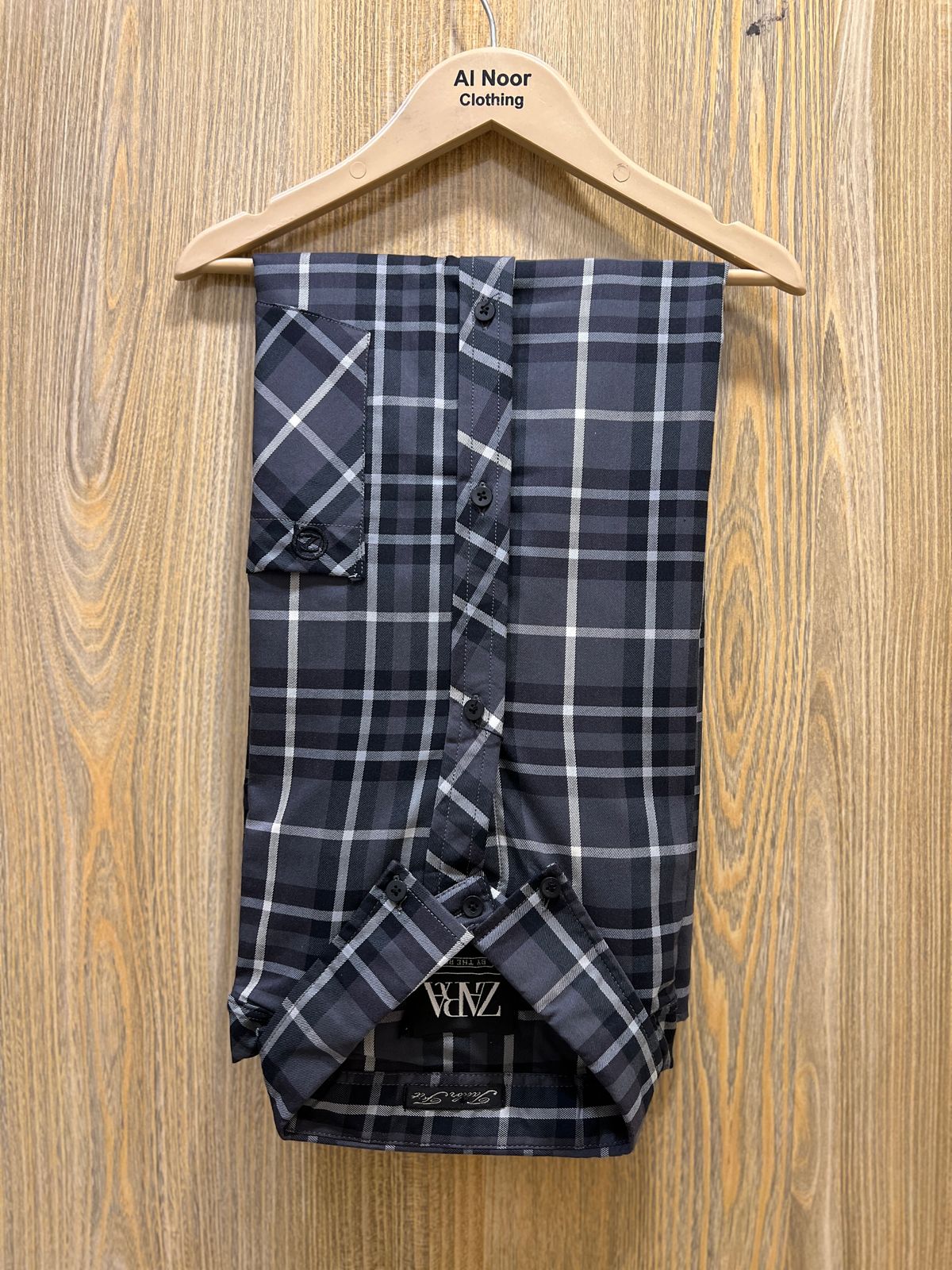 Premium Grey Black Check shirt