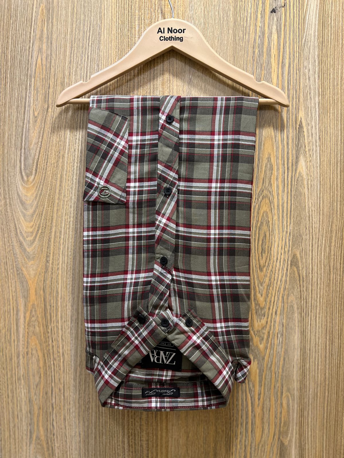Premium Brown Stylish Check shirt
