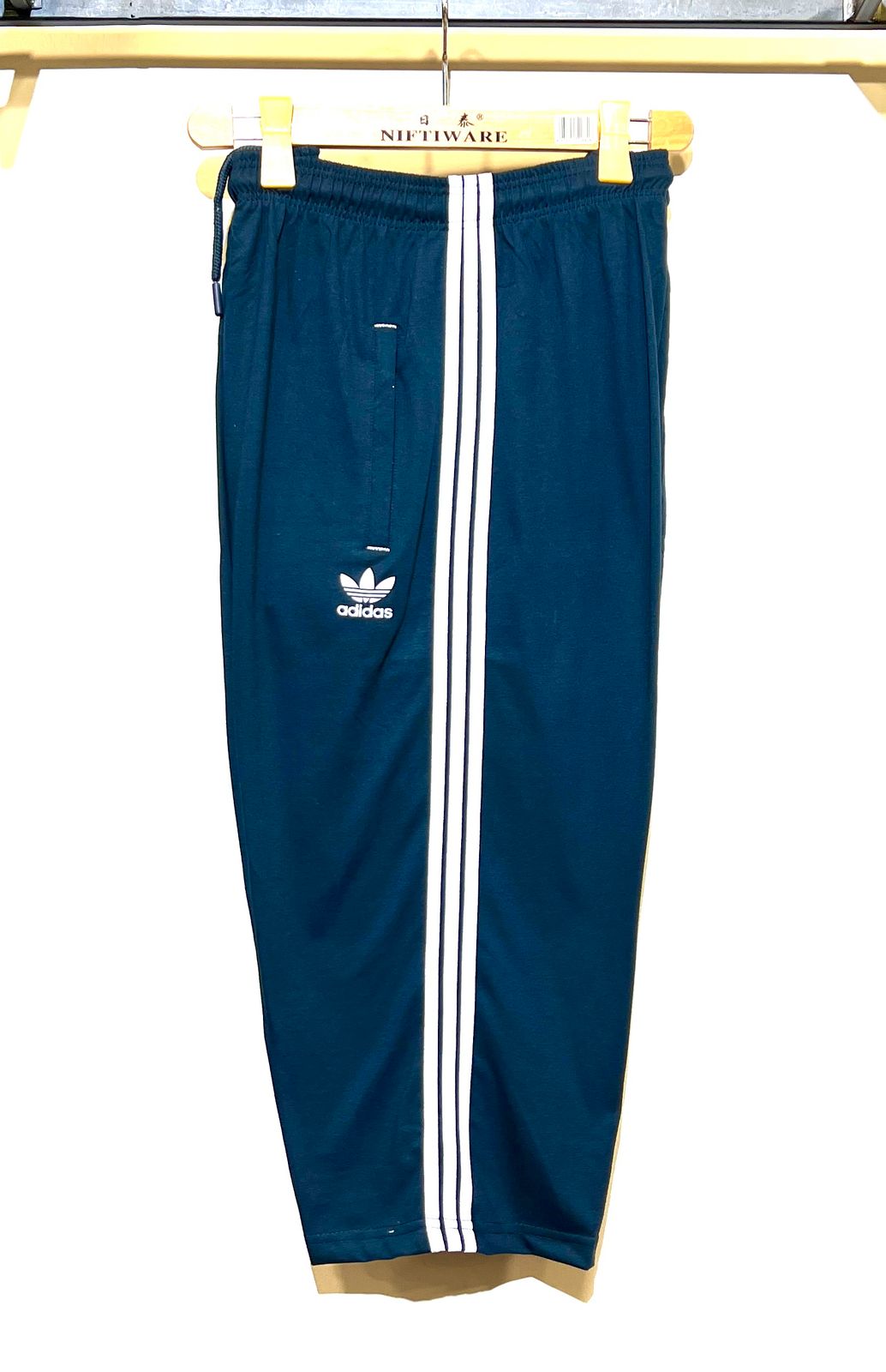 Sea Blue Stylish Loose Fit 3 Quarter