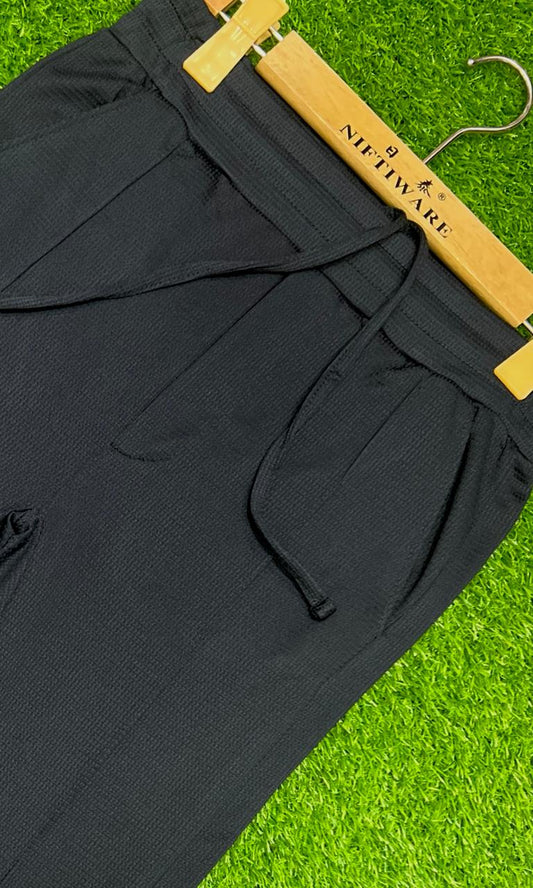 Relaxed Fit Trendy Black Trouser