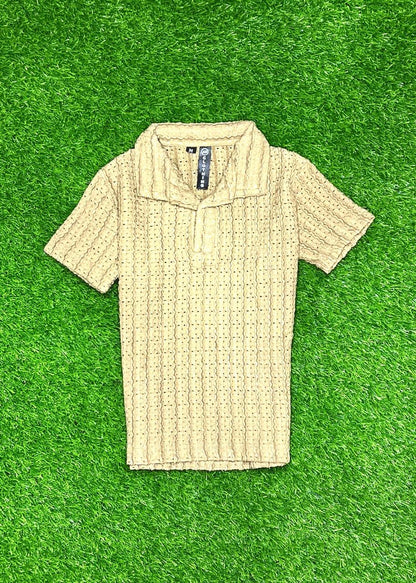 Boys johny collar old money polo