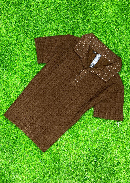 Boys johny collar old money polo