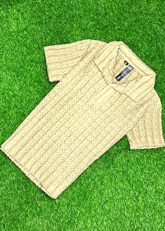 Boys johny collar old money polo