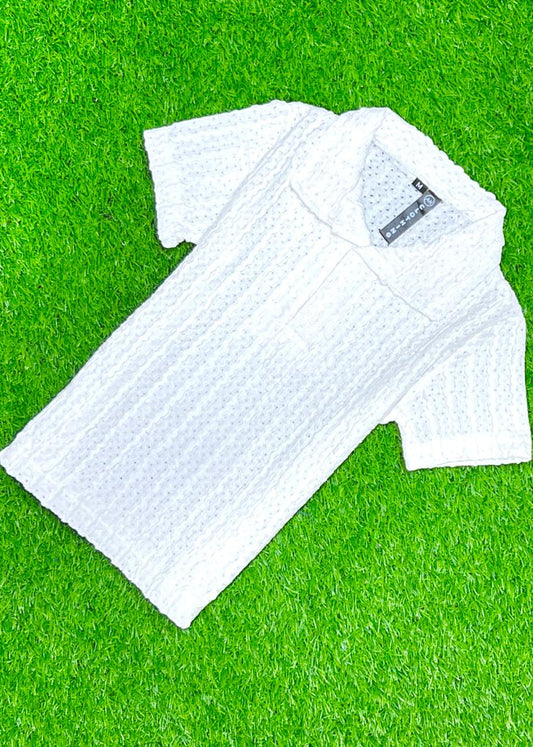 Boys johny collar old money polo