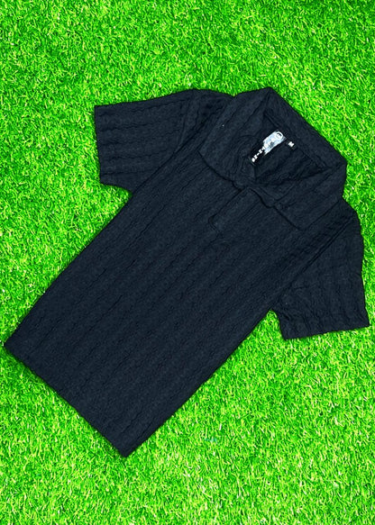 Boys johny collar old money polo