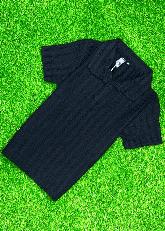 Boys johny collar old money polo