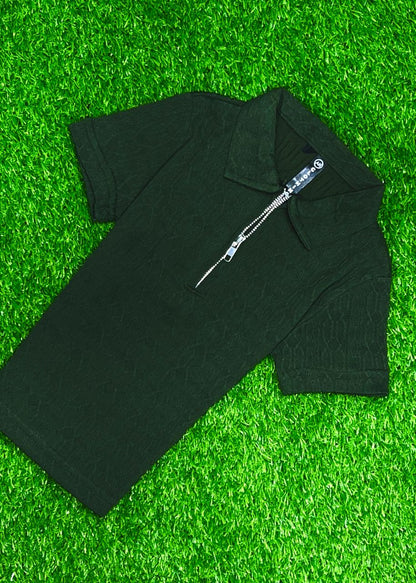 Trendy Boys Zipper Old Money Polo