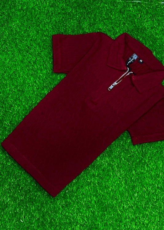 Trendy Boys Zipper Old Money Polo