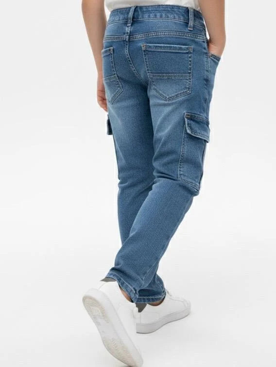 The Ultimate Kids' Denim Cargo Pants