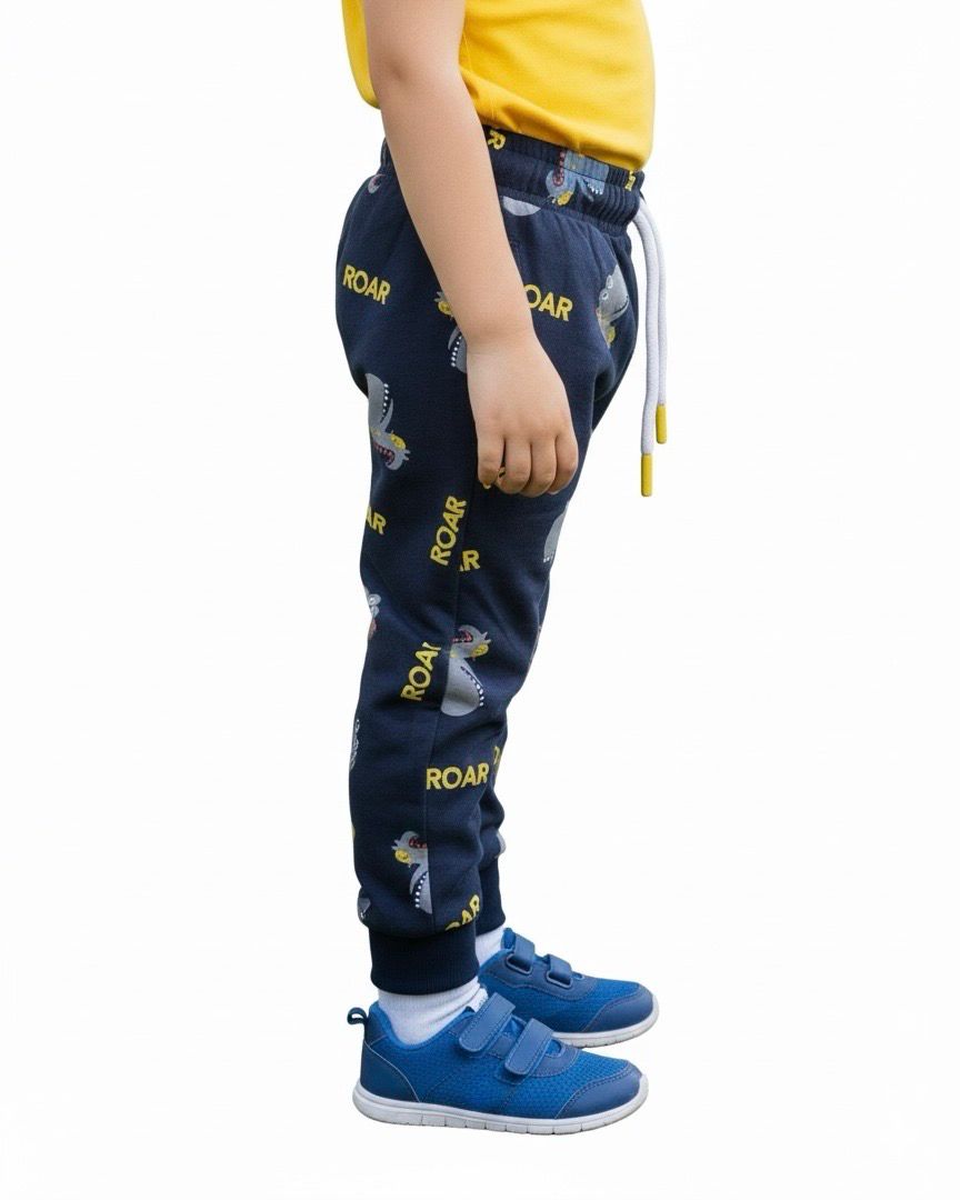 Al Noor Toddler's Terry Navy Blue Trousers