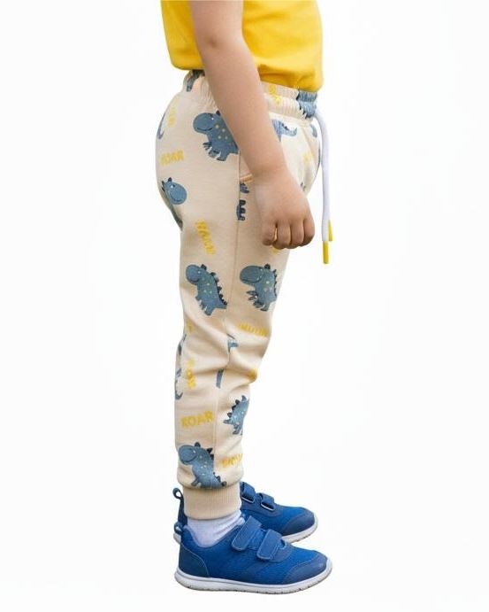 Boys Terry Beige Trouser