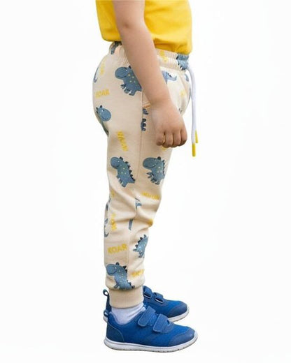 Boys Terry Beige Trouser