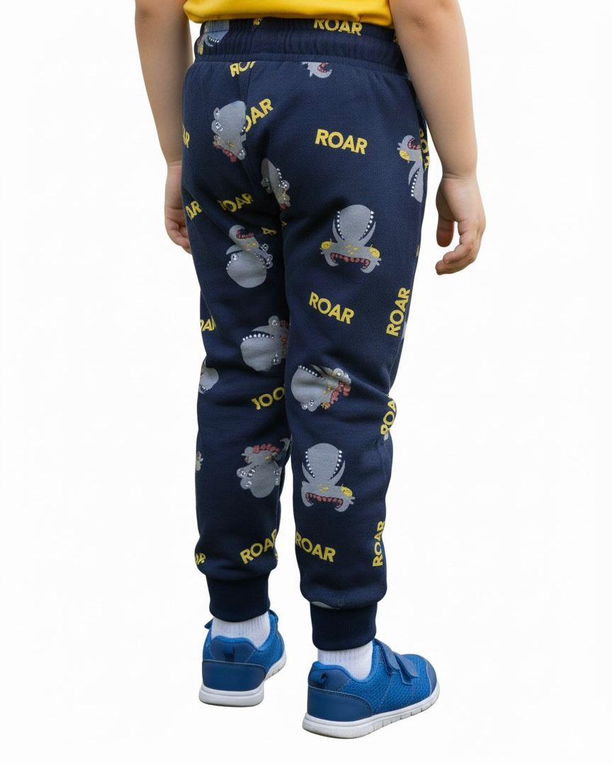 Al Noor Toddler's Terry Navy Blue Trousers