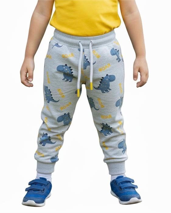Al Noor Toddler's  Terry Light Grey Trouser