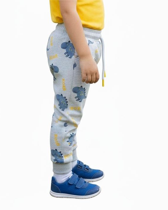 Al Noor Toddler's  Terry Light Grey Trouser