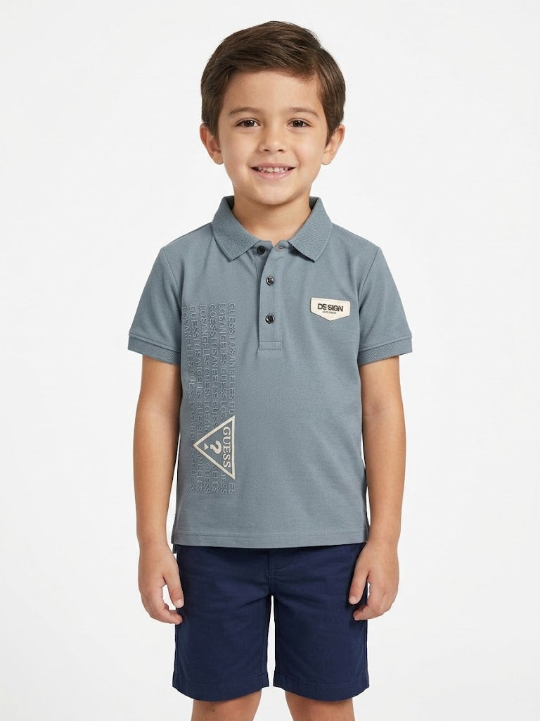 Imported Designer Graphic Polo Shirt for Boys