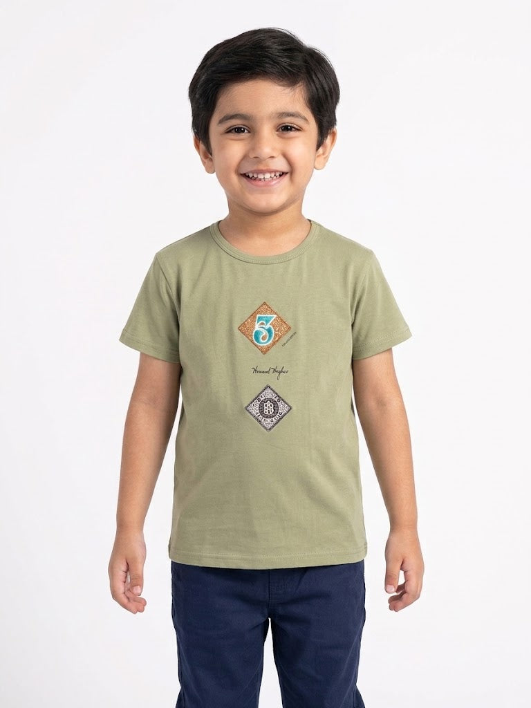 Kids' Premium Graphic Round Neck T-Shirt