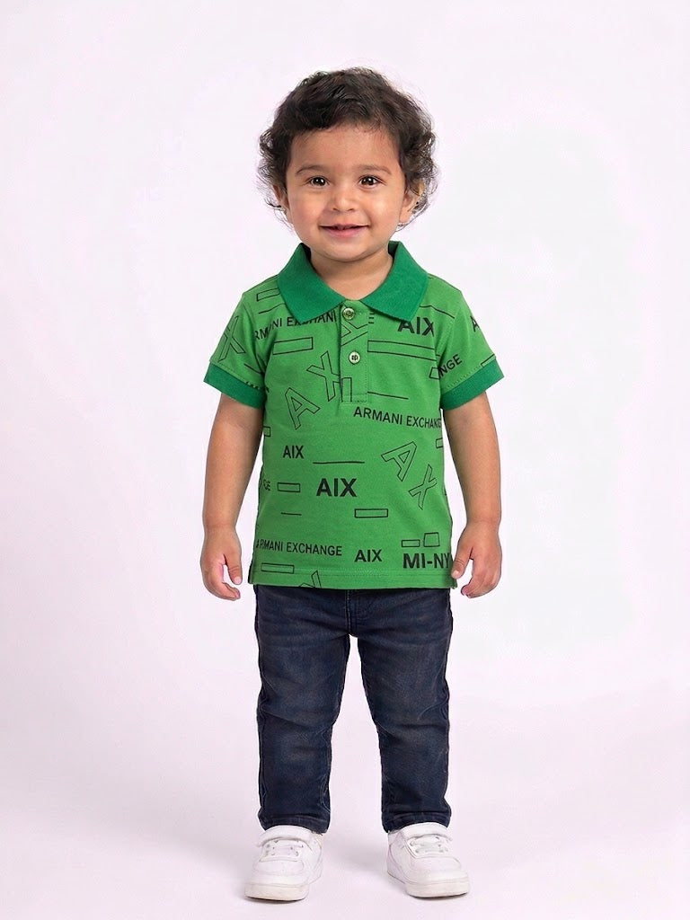 Casual Staple Soft Pique Polos for Toddlers