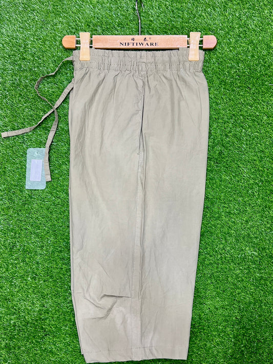 light green cotton 3 quarter