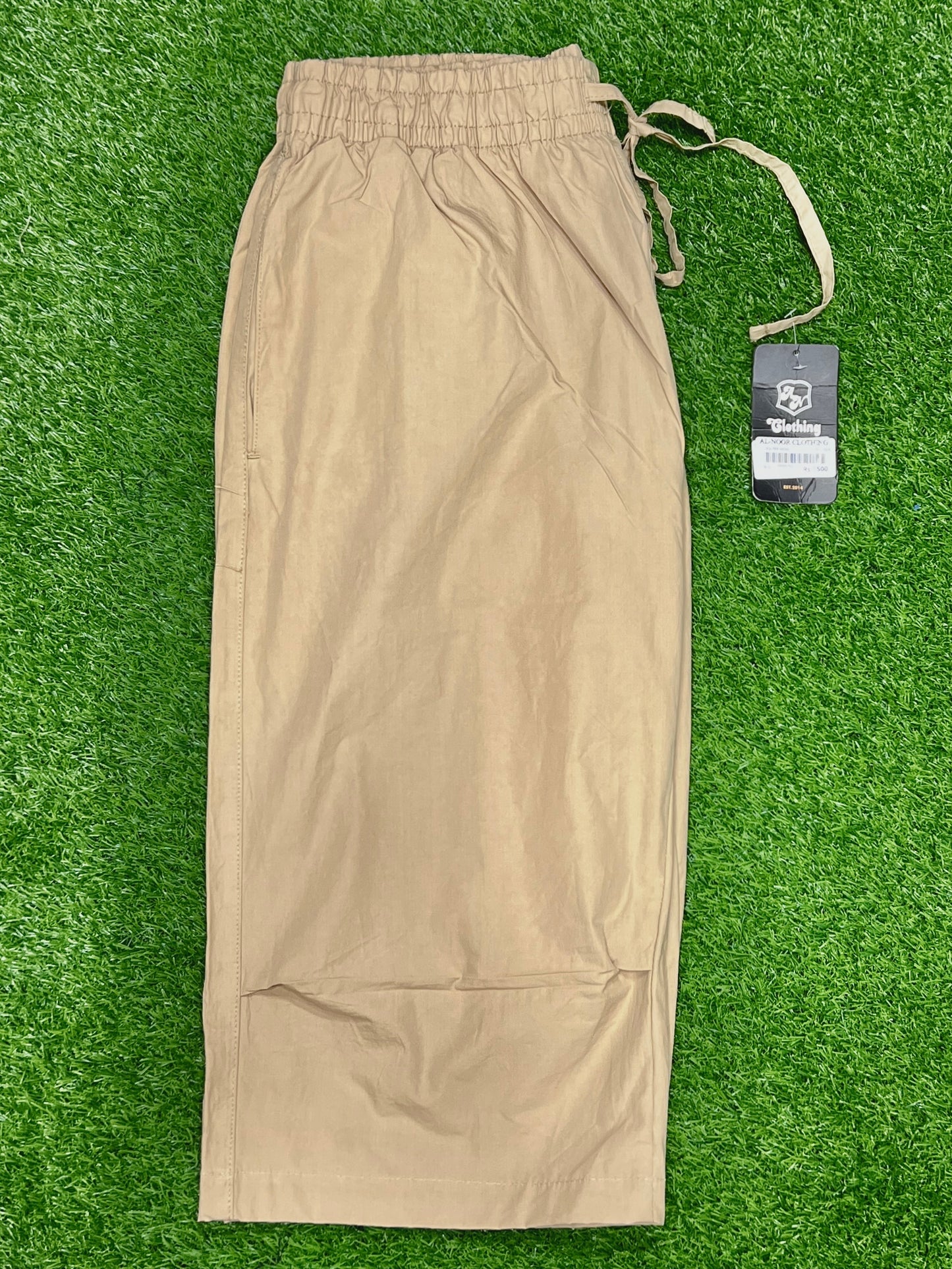 camel cotton 3 quarter