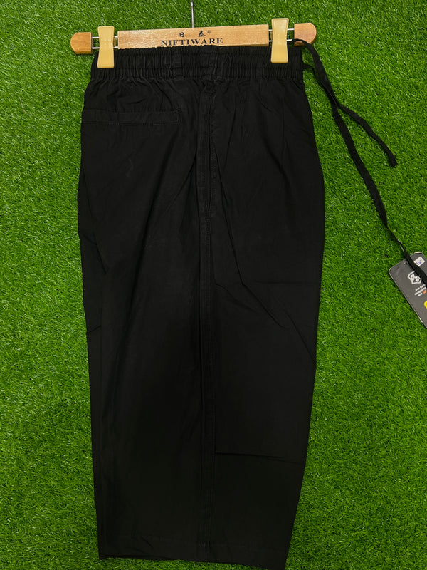Black Cotton 3 Quarter