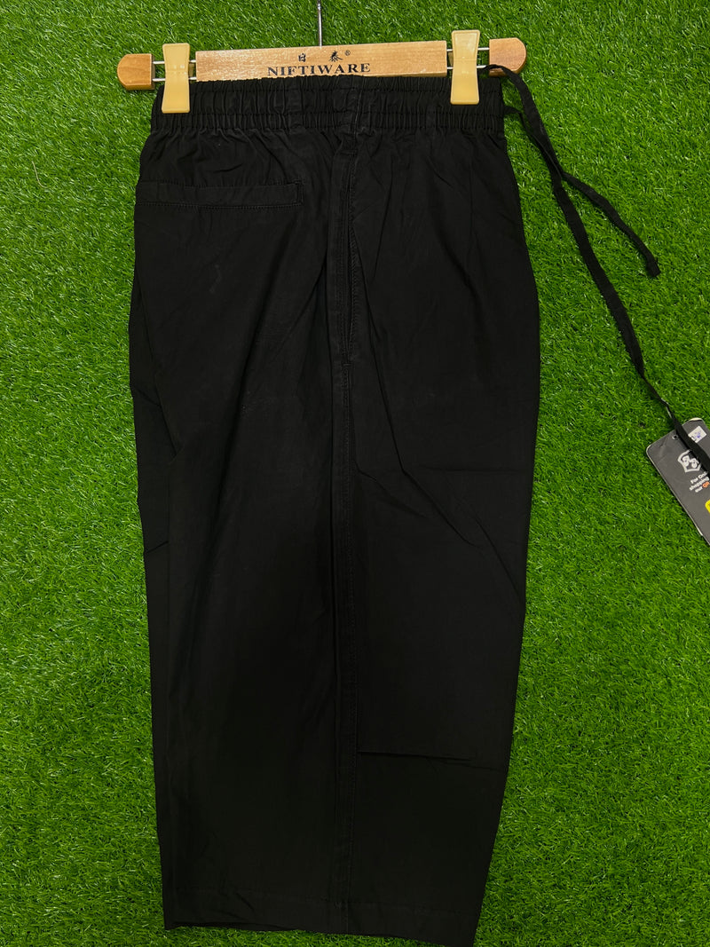 Black Cotton 3 Quarter