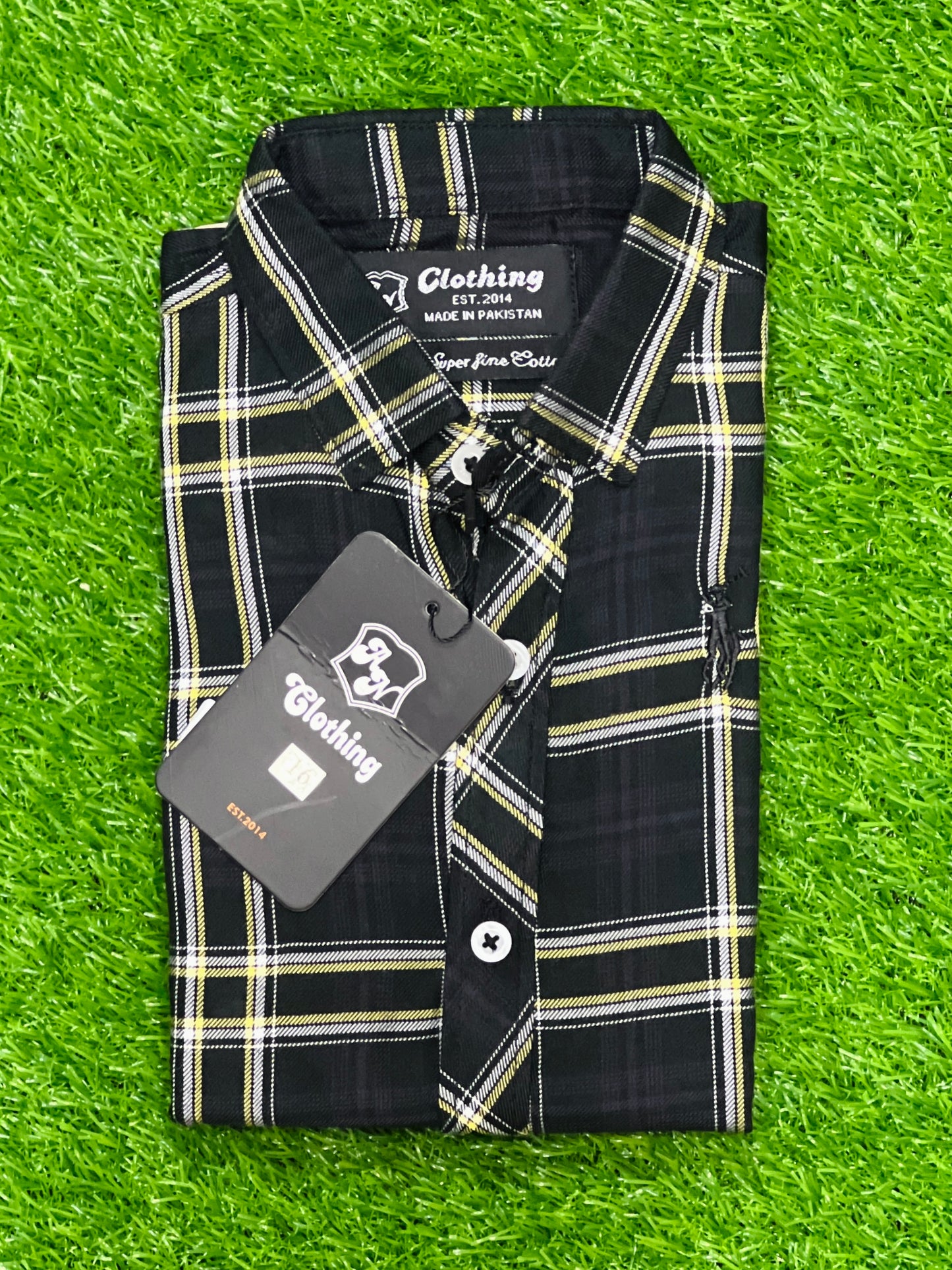 Black Bold Classy Kids Check shirt