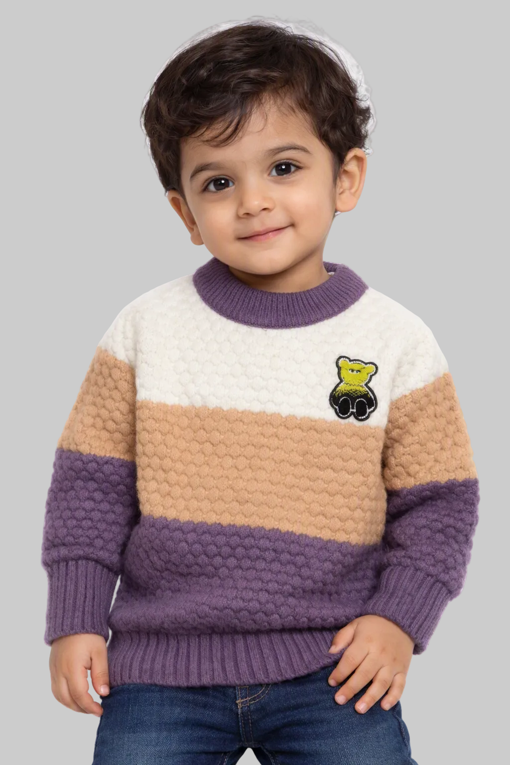 Cozy Boys’ Wool Knit Sweater – Al Noor