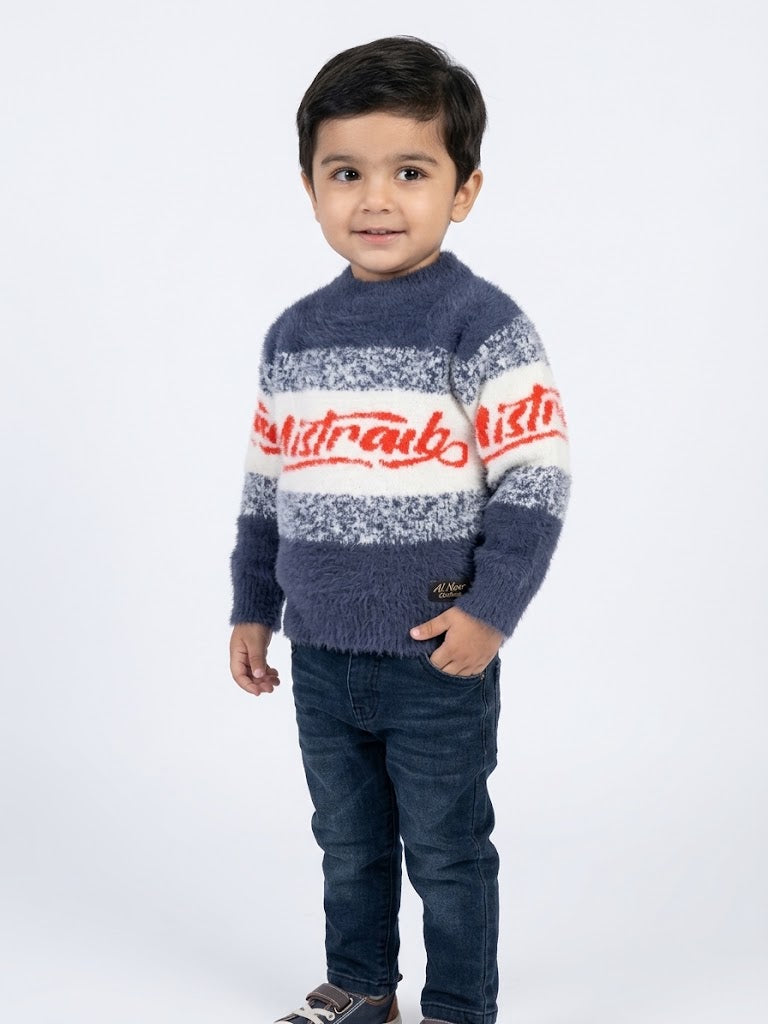 Chunky Ribbed Winter Jumper for Boys